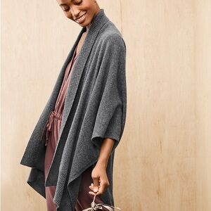Garnet Hill Soft Gray Cashmere Knit